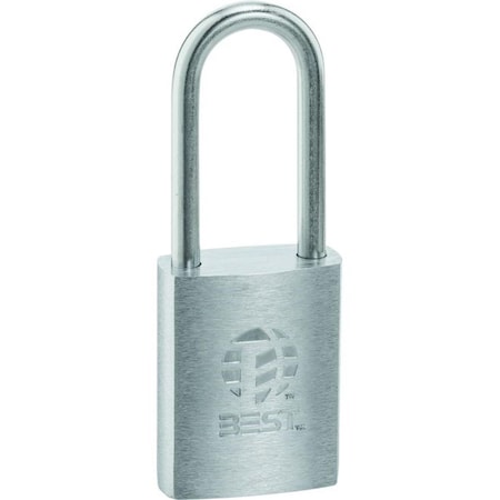 Opciones 0.25 in. Dia. x 2 in. Brass Padlock 7 Pin Shackle Non Key Retained OP3251274